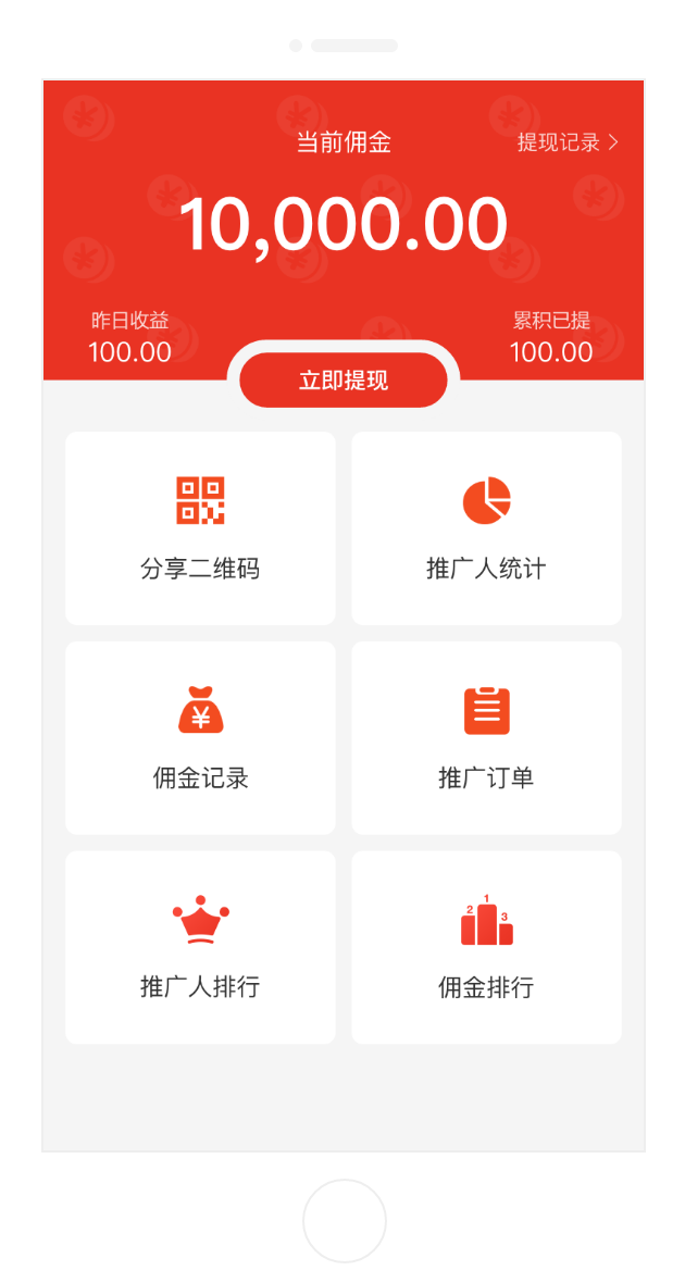慧客云 Java商城系统分销推广